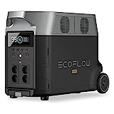 EF ECOFLOW DELTA Pro tragbare Powerstation 3600Wh, Solar Generator LiFePO4-Batterie mit 3600W AC Ausgängen, erweiterbare Stromversorgung bis zu 25kWh, Stromspeicher für Zuhause, Stromausfall, Reise