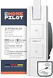 HOMEPILOT RolloTron pure DECT Gurtwickler - elektrischer Rollladenantrieb mit Funk | für AVM FRITZ!Box mit DECT-Basis verwendbar | für 23 mm Gurtbandbreite (max. 45 kg, 6 m²)