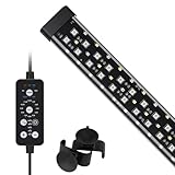 hygger Submersible Aquarium Led Beleuchtung,24/7 Mode Aquarium Light Full Spectrum LED mit Einstellbare Timer, 11W Fish Tank Lamp mit 9 Farben und 10 Einstellbare Helligkeit für 31-58cm Tank