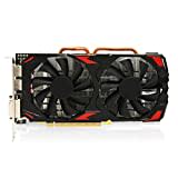 RX 580-Grafikkarte, 8 GB GDDR5 256-Bit-Gaming-Grafikkarte, Unterstützt 8K 2-Lüfter, 16 PCI Express 3.0-Gaming-Grafikkarte für das