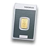 Goldbarren 5 Gramm Heraeus - Feingold 999.9 im Scheckkartenformat - LBMA zertifiziert - Anlagegold24 h 7 Tage online kaufen - Edelmetalle als Anlage und Geschenk