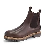 Travelin' Herren Chelsea-Stiefel Guss - Dunkelbraun - 46