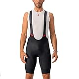 CASTELLI Men's COMPETIZIONE BIB. Shorts, Schwarz-Weiss, S