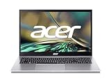 Acer Aspire 3 (A315-59-53DW) Laptop | 15,6" FHD Display | Intel Core i5-1235U | 16 GB RAM | 1 TB SSD | Intel Iris Xe Grafik | Windows 11 | QWERTZ Tastatur | Silber