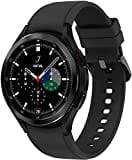 Samsung Galaxy Watch4 Classic, Runde Bluetooth Smartwatch, Wear OS, drehbare Lünette, Fitnessuhr, Fitness-Tracker, 46 mm, Black