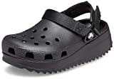 Crocs Unisex-Adult Hiker Clog Clog, Black/Black, 43/44 EU