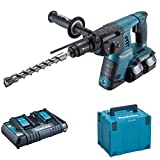 Makita DHR264PT2J Akku-Bohrhammer für SDS Plus 1x18V 5Ah Li-ion + Schnellwechselfutter 13mm + koffer Makpac