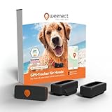 Weenect XS für Hunde - NEU Mini GPS-Tracker für Hunde | GPS-Tracking in Echtzeit | Kleinstes Modell auf dem Markt | Abonnement | Wasserdicht