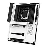 NZXT N7 B650E - AMD B650 Chipsatz - Unterstützt AMD Ryzen 8000 & 7000 Series CPUs (Sockel AM5) - ATX Gaming Motherboard - Integriertes Rear I/O Shield - DDR5 - Wi-Fi 6E - Weiß