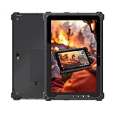 iEdge T10W-2D Rugged Windows Tablet, 10.1 Zoll Industrie Tablet mit 2D Scanner, N5100, 8GB+128GB, 4G LTE, GPS, BT5.0 Wi-Fi, Wasserdicht, 700nit Sonnenlicht lesbar für Outdoor, Unternehmen, Fahrzeug