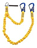 KONG Sicherheitsgurtzeug Lifeline elastisch 2 Karabiner mit 1 Schnappschäkel, 54460