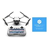 DJI Mini 3 Pro (DJI Smart RC Version) inkl. Care Refresh 1-Jahres-Schutzpaket, leichte faltbare Kameradrohne mit 4K/60fps Video, 48MP, 34min Flugzeit, unter 249g, Drohne für anspruchsvolle Anfänger