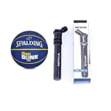 SPALDING Slam Dunk NBA Basketball mit Luftpumpe, Größe 5,6,7, Korbball, 8 Paneele, Design (6)