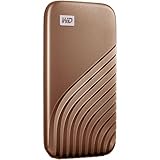 WD My Passport SSD 2 TB mobiler SSD Speicher (NVMe-Technologie, USB-C und USB 3.2 Gen-2 kompatibel, Lesen 1050 MB/s, Schreiben 1000 MB/s) Rose Gold