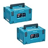 Makita Makpac Gr, 3 Systemkoffer im 2er Set