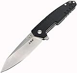 Sanrenmu 9031 Pocket Knife 12C27 Sandvik Wharncliffe Blade Bearing Pivot Flipper