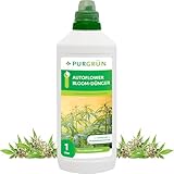 Purgrün® Autoflower-Bloom-Dünger | Schnell wirksame mineralische Rezeptur | Premium-Flüssigdünger mit Spurennährstoffen | NPK 6+6+8 | Für Indoor & Outdoor | Für einen hohen Ertrag | 1 Liter