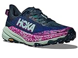 HOKA ONE ONE Speedgoat 6 Herren-Sneaker, Stormy Skies/Aqua Breeze, 43 EU