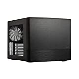 Fractal Design Node 804 - Black - Compact Computer Case - mATX - High Airflow - Modular Interior - 3X Fractal Design Silent R2 120mm Fans Included - Water-Cooling Ready - USB 3.0 -Window Side Panel