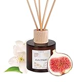 AVA & MAY Persia Duftstäbchen (100ml) – Handgemachter Raumduft Diffuser mit zartem Duft nach Feige, Jasmin und Neroli – Duft mit Urlaubsfeeling