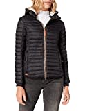 camel active Damen leichte Steppjacke mit Abnehmbarer Kapuze Schwarz womenswear-42