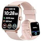 Gydom Smartwatch Damen mit Telefonfunktion Alexa Integriert 1.8" Herren Fitnessuhr 100 Sportmodi, SpO2, Herzfrequenz, Stress, Schlafmonitor,100 Zifferblätter, Gehen, Laufen Auto Erkennung