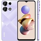 EL KXD A10 Smartphone Ohne Vertrag 6.6” HD+ 8GB+128GB Speicher/256GB Erweiterbar,13MP+8MP Kamera Octa-Core, Android 13 Handy Günstig 4500mAh 4G Dual Simlockfreie Handys, Face ID+ Fingerabdruck-Lila