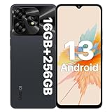 UMIDIGI A15 Smartphone Ohne Vertrag, Android 13 NFC Handy 16GB (8GB+8GB)+256GB(Bis zu 1TB), 64MP+16MP, 6,7" HD+Display, 5000mAh/ 20W Schnelles Laden, 4G Dual SIM Simlockfreie Handys-Black