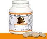 Alfavet Dia Tab PRO, Diät-Ergänzungsfuttermittel für Hunde und Katzen, Kautablette, Präbiotikum Probiotikum, 100 g Dose ca. 50 Tabletten