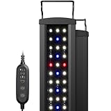 NICREW SlimLED Plants Aquarium Beleuchtung, volles Spectrum Aquarium Lampe mit Timer für Wasserpflanzen, 45-60 cm, 14W