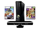 Xbox 360 - Konsole Slim 4 GB inkl. Kinect Sensor, Kinect Adventures und Kinect JoyRide, schwarz-matt