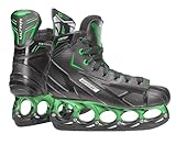 tblade Schlittschuhe Graf G875 Green Metallic Edition Freestyle Schlittschuh t-Blade Kufensystem (42)