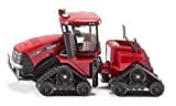 Siku 3275, Case IH Quadtrac 600 Raupenschlepper Traktor, 1:32, Metall/Kunststoff, Rot, Funktionales Knickgelenk Heck-Kupplung