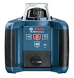 Bosch Professional Rotationslaser GRL 300 HV (roter Laser, Laserempfänger LR 1, Arbeitsbereich: bis zu 300 m (Durchmesser), im Transportkoffer)