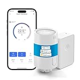 Meross smartes Heizkörperthermostat inklusive Hub, WLAN Heizungsthermostat Kompatibel mit HomeKit, Alexa und Google Assistant,Sprachsteuerung Zeitpläne Automation Fensteröffnungserkennung, M30*1,5mm