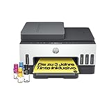 HP Smart Tank 7305 3-in-1 Multifunktionsdrucker, 30€ Cashback, (WLAN; Duplex; ADF) – 3 Jahre Tinte inklusive, 3 Jahre Garantie, großer Tintentank, hohe Reichweite, Drucken in hoher Qualität