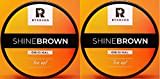 Byrokko Shine Brown Tan Up! Premium-Bräunungsbeschleuniger-Creme, 2 Tiegel à 190 ml, zum Bräunen auf Sonnenliege und im Freien Töpchen, 100 % natürliche Inhaltsstoffe. Karottenöl, extra natives