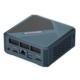 BOSGAME P5 Mini-PC, AMD Ryzen 5 6600H Prozessor (bis zu 4,5 GHz), Windows 11 Pro Mini-Computer, 24 GB DDR5 RAM 512 GB PCIe3.0 SSD, Mini-Gaming-Desktop-PC