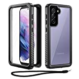 Beeasy für Samsung Galaxy S21 Hülle, IP68 Wasserdicht Outdoor Schutzhülle 360 Grad Panzerhülle mit Displayschutz, Stoßfest Staubdicht Sturzfest Handyhülle Samsung S21 Case, Schwarz