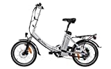 e-motos Alu Pedelec K20 Faltrad Klapprad E-Bike mit Li-Ion Akku (19Ah)