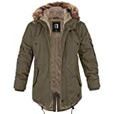 bw-online-shop Winterparka Fishtail mit Futter oliv - S