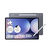 Samsung Galaxy Tab S10+ AI Tablet, Android Tablet, 12 GB RAM, 256 GB Speicher, AMOLED-Display, Antireflexionsbeschichtung, Inkl. S Pen, WiFi, Moonstone Gray, 36 Monate Herstellergarantie