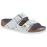 BIRKENSTOCK Damen Clogs Arizona ESD Birko-Flor - Flowers Fields Mint - EU 38