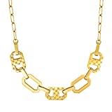 JOOP! Halskette Edelstahl Damen Halsschmuck, 42+3 cm, Gold, Kommt in Schmuck Geschenk Box, 2035033