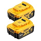 DEWALT Akku-Starterkit-Set DCB184P2-XJ 18 Volt / 2 Stück 5Ah Akkus