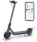 LuvTour Electric Scooter Faltbarer E-Scooter aus Luftfahrtaluminium App Anbindung mit Sperrfunktion, max. Belastung 100kg, LED Anzeige 10,4 Ah Li-Ion Akku bis zu 30km Reichweite