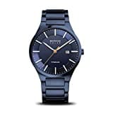 BERING Herren Uhr Solar Movement - Titanium Collection mit Titan und Saphirglas 15239-797