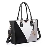 Miss Lulu Handtasche Damen, Taschen Damen, Schultertaschen Damen Shopper Damen Handtaschen Damen V-förmiges Design Handtasche Damen Synthetic Ledertasche Mit abnehmbarem Schultergurt