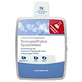 medivere Stressprofil Plus Speicheltest - Bestimmung der Stresshormone Cortisol und DHEA im Speichel