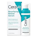 CeraVe Retinol Serum for Post-Acne Marks and Skin Texture | Pore Refining, Resurfacing, Brightening Facial Serum with Retinol | 1 Oz